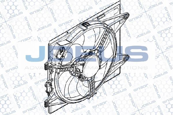 Jdeus EV899210 - Вентилятор, охлаждение двигателя autosila-amz.com