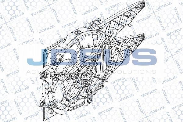 Jdeus EV896200 - Вентилятор, охлаждение двигателя autosila-amz.com