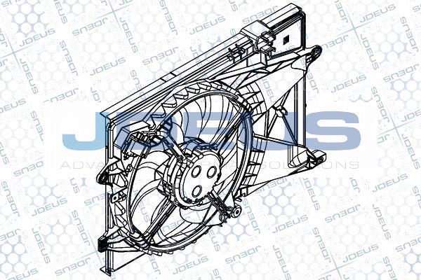 Jdeus EV893600 - Вентилятор, охлаждение двигателя autosila-amz.com