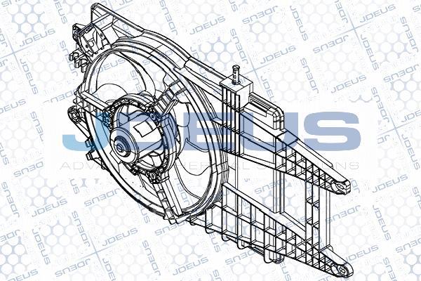 Jdeus EV848200 - Вентилятор, охлаждение двигателя autosila-amz.com