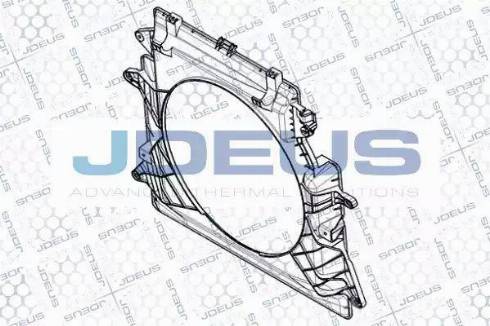 Jdeus EV866960 - Кронштейн, вентилятор радиатора autosila-amz.com