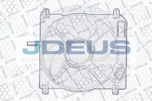 Jdeus EV816800 - Вентилятор, охлаждение двигателя autosila-amz.com