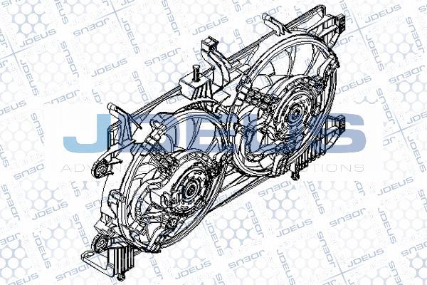 Jdeus EV887210 - Вентилятор, охлаждение двигателя autosila-amz.com