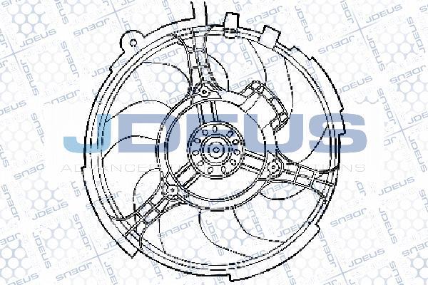 Jdeus EV837300 - Вентилятор, охлаждение двигателя autosila-amz.com