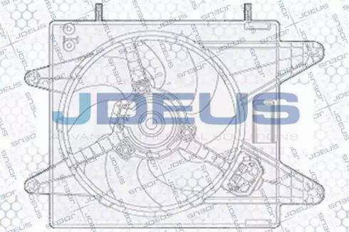 Jdeus EV825400 - Вентилятор, охлаждение двигателя autosila-amz.com