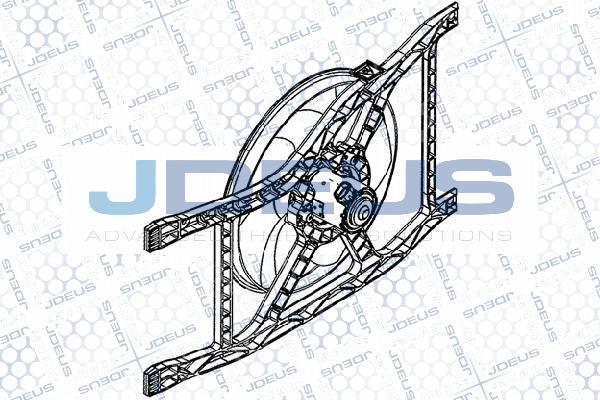 Jdeus EV879610 - Вентилятор, охлаждение двигателя autosila-amz.com