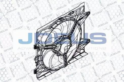 Jdeus EV8C0500 - Вентилятор, охлаждение двигателя autosila-amz.com