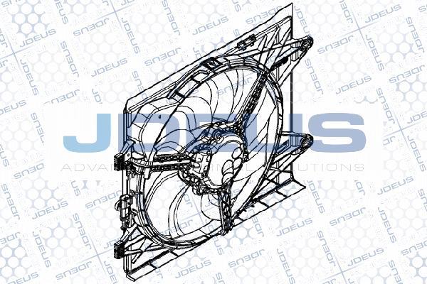 Jdeus EV8B0500 - Вентилятор, охлаждение двигателя autosila-amz.com