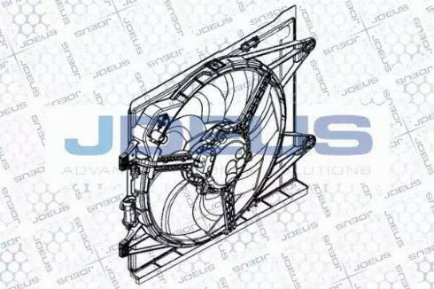 Jdeus EV8B0210 - Вентилятор, охлаждение двигателя autosila-amz.com