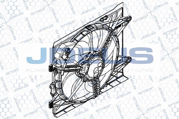 Jdeus EV8C6710 - Вентилятор, охлаждение двигателя autosila-amz.com