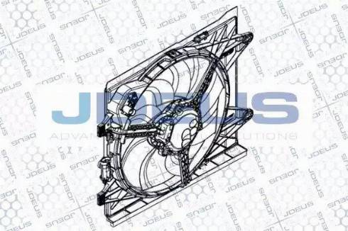 Jdeus EV8C0310 - Вентилятор, охлаждение двигателя autosila-amz.com