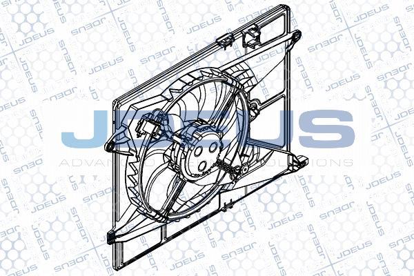 Jdeus EV8D3440 - Вентилятор, охлаждение двигателя autosila-amz.com