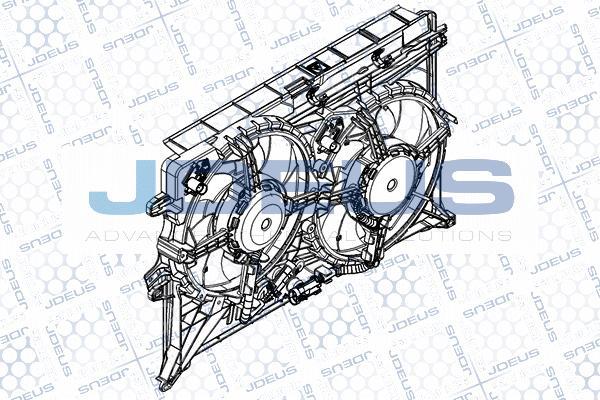 Jdeus EV8E9740 - Вентилятор, охлаждение двигателя autosila-amz.com