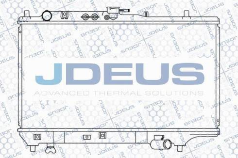 Jdeus M-7120400 - Конденсатор кондиционера autosila-amz.com