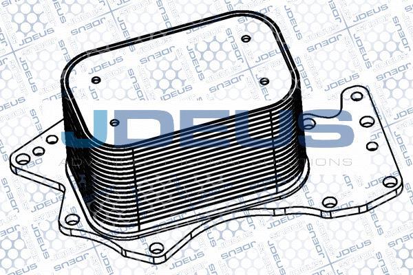 Jdeus M-401045A - Масляный радиатор, двигательное масло autosila-amz.com