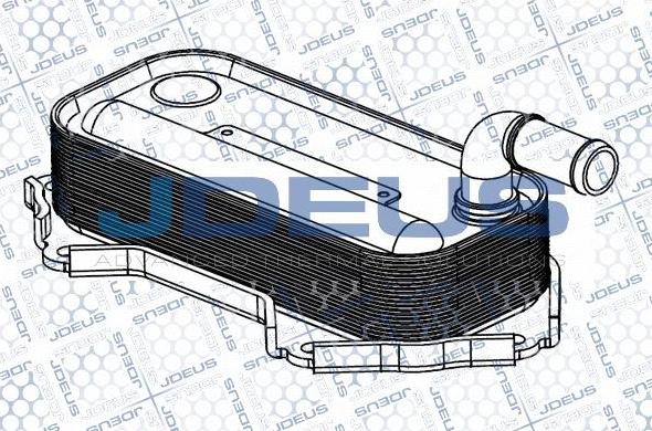 Jdeus M-4280171 - Масляный радиатор, двигательное масло autosila-amz.com