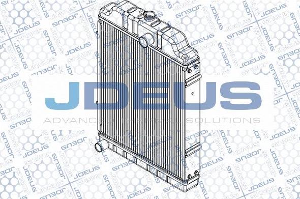 Jdeus M-0980080 - Радиатор, охлаждение двигателя autosila-amz.com