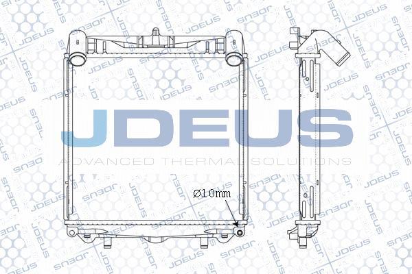 Jdeus M-0430150 - Радиатор, охлаждение двигателя autosila-amz.com