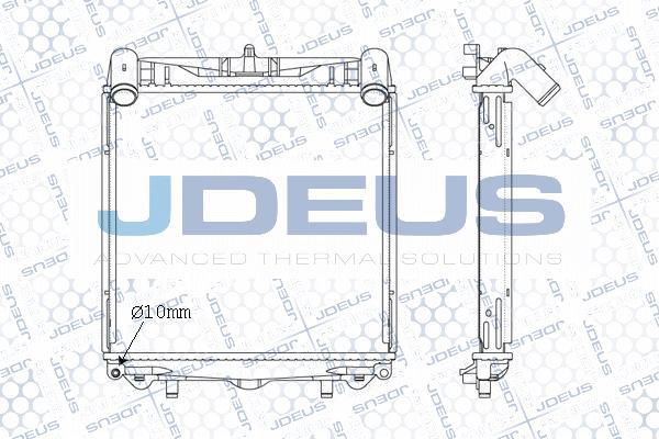 Jdeus M-0430151 - Радиатор, охлаждение двигателя autosila-amz.com