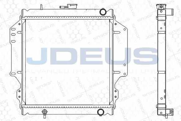 Jdeus M-0420140 - Радиатор, охлаждение двигателя autosila-amz.com