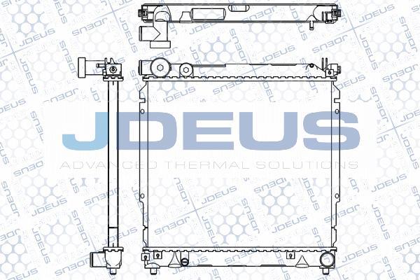 Jdeus M-042013A - Радиатор, охлаждение двигателя autosila-amz.com