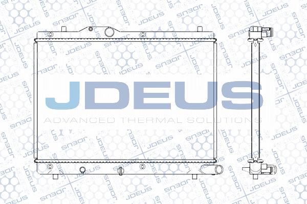 Jdeus M-0420200 - Радиатор, охлаждение двигателя autosila-amz.com