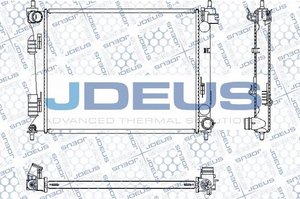 Jdeus M-0540680 - Радиатор, охлаждение двигателя autosila-amz.com