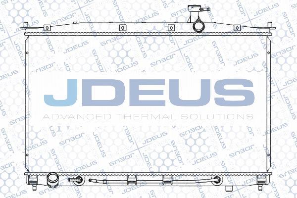 Jdeus M-0540380 - Радиатор, охлаждение двигателя autosila-amz.com