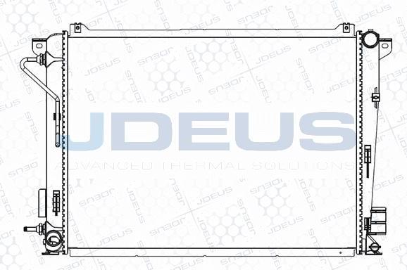 Jdeus M-0540740 - Радиатор, охлаждение двигателя autosila-amz.com