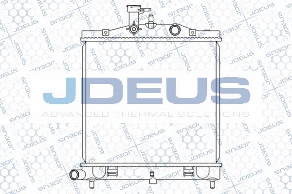 Jdeus M-065014A - Радиатор, охлаждение двигателя autosila-amz.com