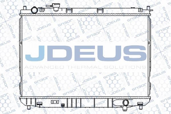 Jdeus M-0650380 - Радиатор, охлаждение двигателя autosila-amz.com