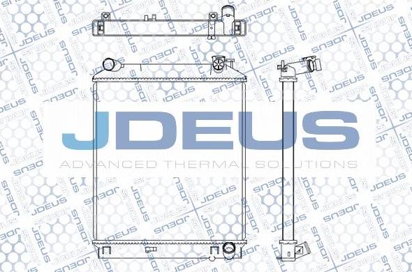 Jdeus M-0040040 - Радиатор, охлаждение двигателя autosila-amz.com