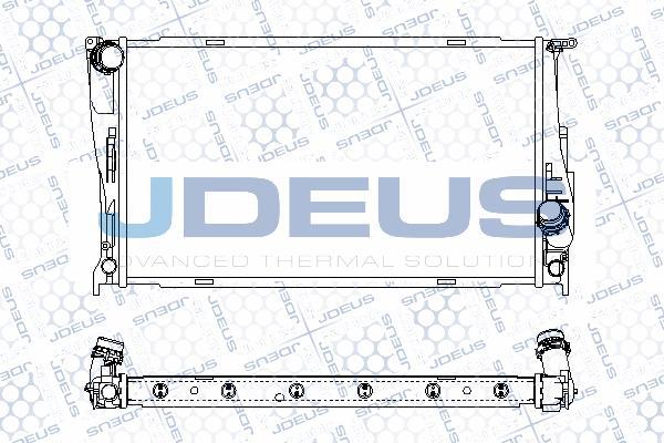 Jdeus M-0050840 - Радиатор, охлаждение двигателя autosila-amz.com