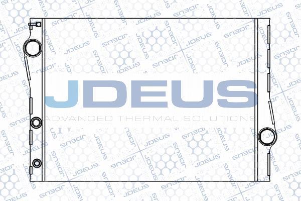 Jdeus M-0050860 - Радиатор, охлаждение двигателя autosila-amz.com