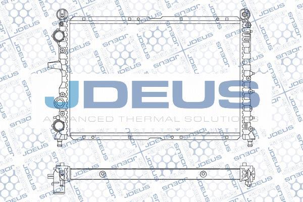 Jdeus M-0000090 - Радиатор, охлаждение двигателя autosila-amz.com