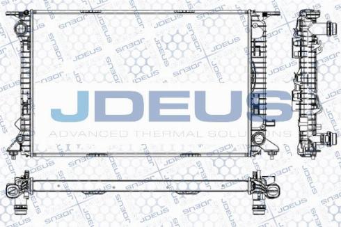 Jdeus M-0010450 - Радиатор, охлаждение двигателя autosila-amz.com