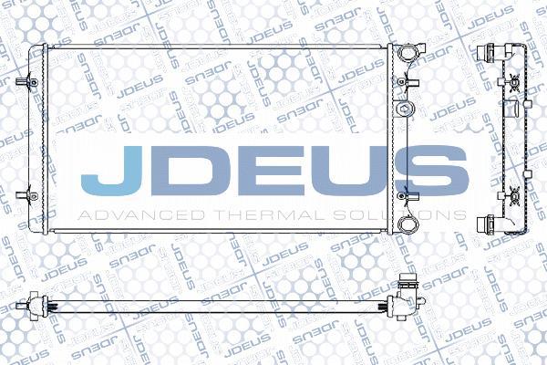 Jdeus M-0010190 - Радиатор, охлаждение двигателя autosila-amz.com
