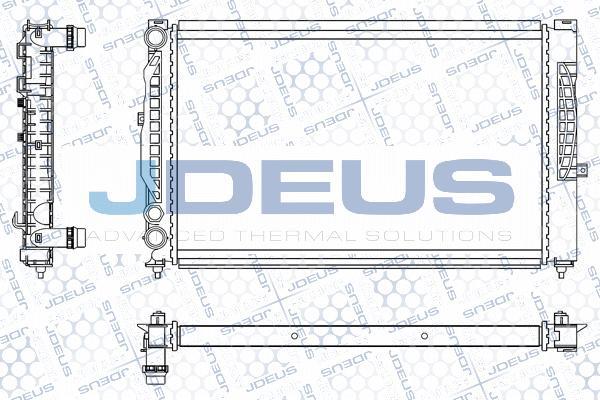 Jdeus M-0010160 - Радиатор, охлаждение двигателя autosila-amz.com