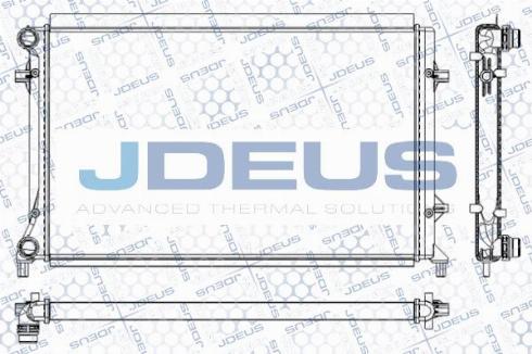 Jdeus M-0010311 - Радиатор, охлаждение двигателя autosila-amz.com