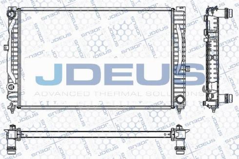 Jdeus M-0010230 - Радиатор, охлаждение двигателя autosila-amz.com