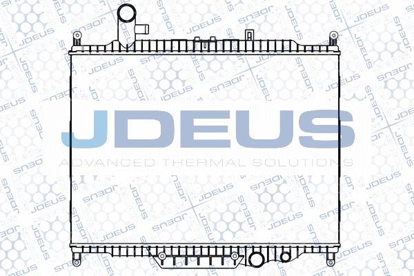 Jdeus M-002039A - Радиатор, охлаждение двигателя autosila-amz.com