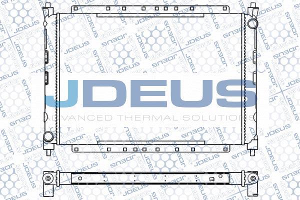 Jdeus M-0020271 - Радиатор, охлаждение двигателя autosila-amz.com