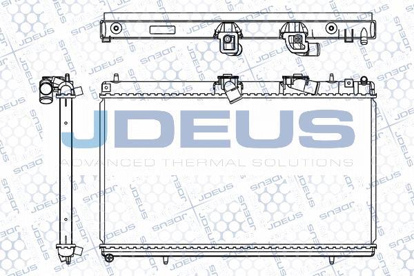 Jdeus M-0070450 - Радиатор, охлаждение двигателя autosila-amz.com