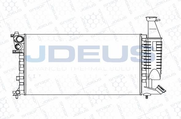 Jdeus M-0070650 - Радиатор, охлаждение двигателя autosila-amz.com