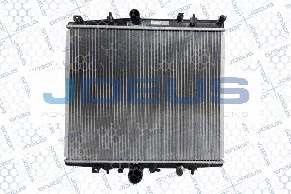 Jdeus M-007027A - Радиатор, охлаждение двигателя autosila-amz.com