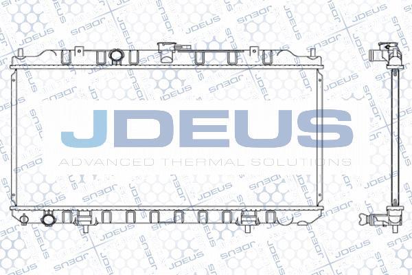 Jdeus M-0190920 - Радиатор, охлаждение двигателя autosila-amz.com