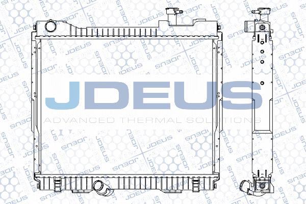 Jdeus M-0190400 - Радиатор, охлаждение двигателя autosila-amz.com