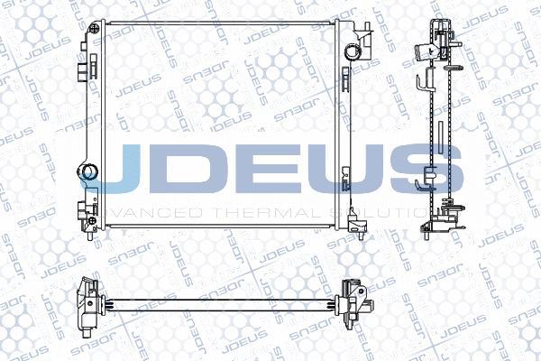 Jdeus M-0190870 - Радиатор, охлаждение двигателя autosila-amz.com