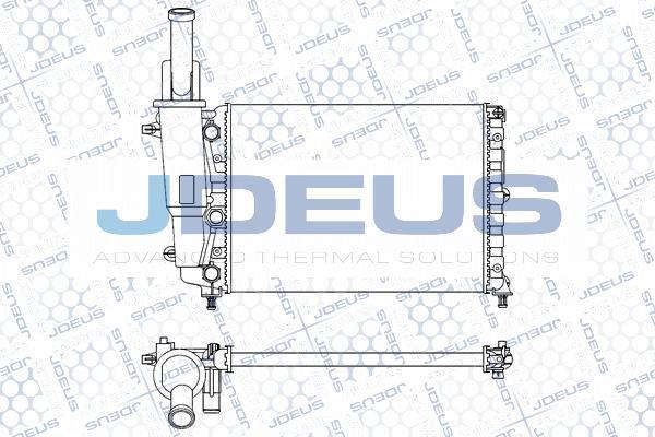 Jdeus M-0110300 - Радиатор, охлаждение двигателя autosila-amz.com