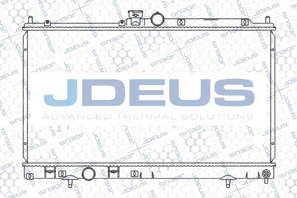 Jdeus M-018052A - Радиатор, охлаждение двигателя autosila-amz.com